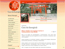 Tablet Screenshot of casadaenergia.com